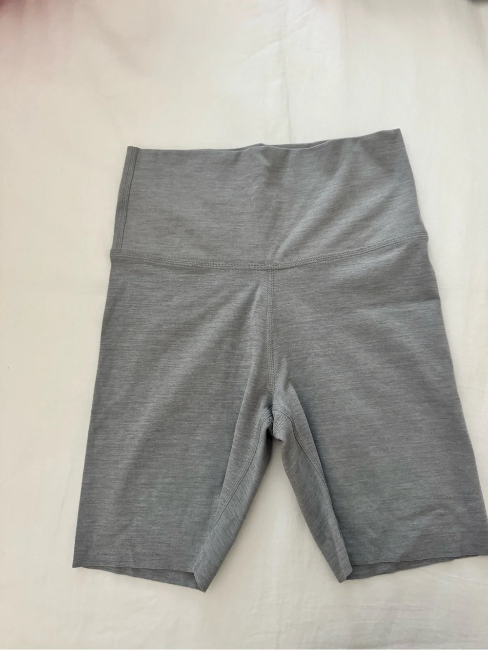 Nike High-Waist Grey Bike Shorts